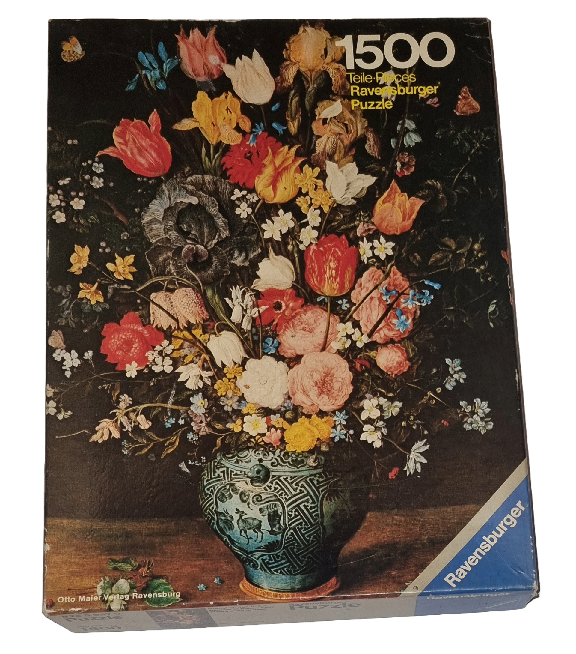 Ravensburger Puzzle 1500 Teile 62556579 Blumen in der blauen Vase